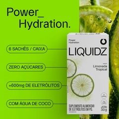 Kit 4 Caixas LIQUIDZ - Eletrólitos Zero Açúcares - Jabuticaba | Limonada - 24 sachês - Foto 3