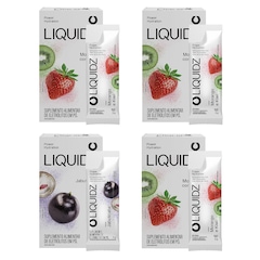 Kit 4 Caixas LIQUIDZ - Eletrólitos Zero Açúcares - Jabuticaba | Morango - 24 sachês - Foto 1