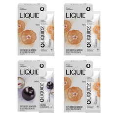 Kit 4 Caixas LIQUIDZ - Eletrólitos Zero Açúcares - Jabuticaba | Tangerina - 24 sachês - Foto 1
