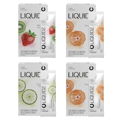 Kit 4 Caixas LIQUIDZ - Eletrólitos Zero Açúcares - 3 Sabores - 24 sachês - Foto 1