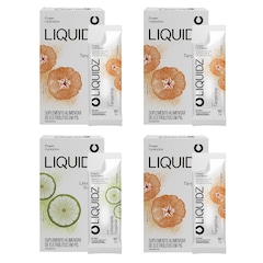 Kit 4 Caixas LIQUIDZ - Eletrólitos Zero Açúcares - Limonada | Tangerina - 24 sachês - Foto 1