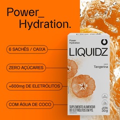 Kit 4 Caixas LIQUIDZ - Eletrólitos Zero Açúcares - Morango | Tangerina - 24 sachês - Foto 4