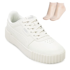 Kit Tênis Puma B Carina 3.0 + Meia - Feminino - Foto 1