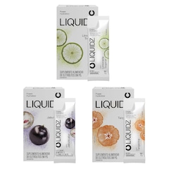 Kit 3 Caixas LIQUIDZ® - Eletrólitos Zero Açúcares - 3 Sabores - 18 sachês - Foto 1