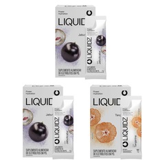 Kit 3 Caixas LIQUIDZ® - Eletrólitos Zero Açúcares - Tangerina | Jabuticaba - 18 sachês - Foto 1