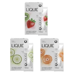 Kit 3 Caixas LIQUIDZ® - Eletrólitos Zero Açúcares - 3 Sabores - 18 sachês - Foto 1