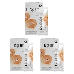 Kit 3 Caixas LIQUIDZ® - Eletrólitos Zero Açúcares - Tangerina - 18 sachês - Foto 1