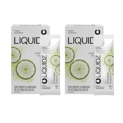 Kit 2 Caixas LIQUIDZ - Eletrólitos Zero Açúcares - Limonada Tropical - 12 sachês - Foto 1