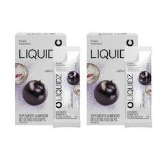 Kit 2 Caixas LIQUIDZ - Eletrólitos Zero Açúcares - Jabuticaba - 12 sachês - Foto 1