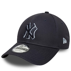 Boné Aba Curva New Era 9FORTY New York Yankees Team Outline Unissex - Foto 1