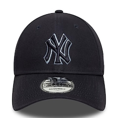 Boné Aba Curva New Era 9FORTY New York Yankees Team Outline Unissex - Foto 2