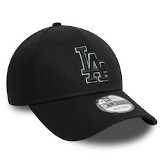 Boné Aba Curva New Era 9FORTY Los Angeles Dodgers MLB Outline Unissex - Foto 3