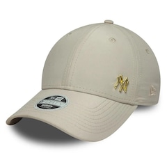 Boné Aba Curva New Era Feminino 9FORTY New York Yankees MLB Metal Feminino - Foto 1