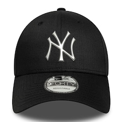 Boné Aba Curva New Era 9FORTY New York Yankees MLB Metallic Unissex - Foto 2