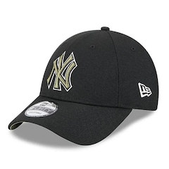Boné Aba Curva New Era 9FORTY New York Yankees MLB Snapback Unissex - Foto 1