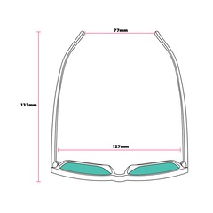 Óculos de Sol Goodr - Middle Seat Advantage - Foto 7