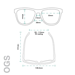 Óculos de Sol Goodr - Three Parts Tee - Foto 4