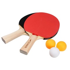 Kit Raquete e Bolas Speedo Tênis de Mesa Star Unissex - Foto 1