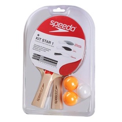 Kit Raquete e Bolas Speedo Tênis de Mesa Star Unissex - Foto 5