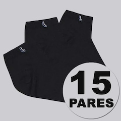 Kit de Meias Cano Curto Lupo Walk 15 pares Unissex - Foto 2