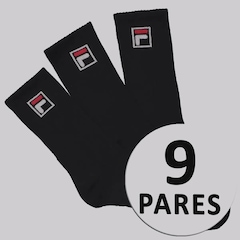 Kit de Meias Cano Alto Fila Fbox 9 Pares Unissex - Foto 2