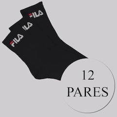 Kit de Meias Cano Médio Fila 12 Pares Unissex - Foto 2