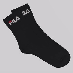 Kit de Meias Cano Médio Fila 15 Pares Unissex - Foto 1