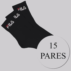 Kit de Meias Cano Médio Fila 15 Pares Unissex - Foto 2