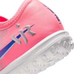 Chuteira Society Infantil Nike Vini Jr Mercurial Zoom Vapor 16 Academy - Foto 8