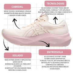 Tênis Feminino ASICS GT-2000 14 + 1 Par de Meia - Foto 4