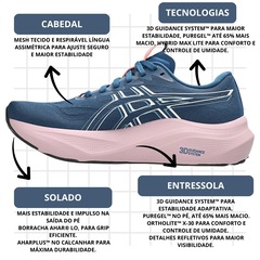 Tênis Feminino ASICS GT-2000 14 + 1 Par de Meia - Foto 4