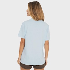 Camiseta Billabong Ride The Wave Blue Feminina - Foto 3