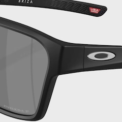 Óculos de Sol Oakley Briza Polished Black Prizm Black Polarized Masculino - Foto 5