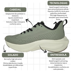 Tênis Masculino Under Armour Charged Sunny + 1 Par de Meia - Foto 4