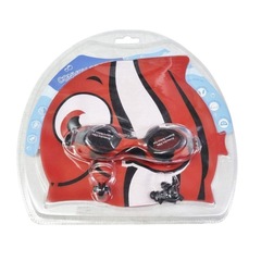 Kit Natação Convoy Óculos + Touca + Protetor Ouvido e Nariz Infantil - Foto 1