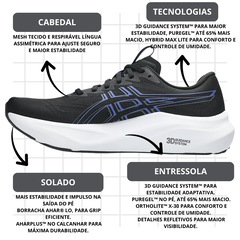 Tênis Masculino ASICS GT-2000 14 + 1 Par de Meia - Foto 4
