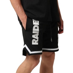 Bermuda New Era Mesh League Las Vegas Raiders Masculino - Foto 3