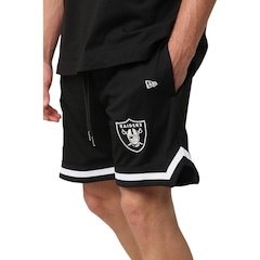 Bermuda New Era Mesh League Las Vegas Raiders Masculino - Foto 4