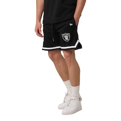 Bermuda New Era Mesh League Las Vegas Raiders Masculino - Foto 6