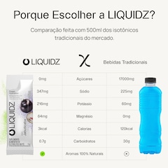 Kit 4 Caixas LIQUIDZ® - Eletrólitos Zero Açúcares - 3 Sabores - 56 sachês - Foto 4
