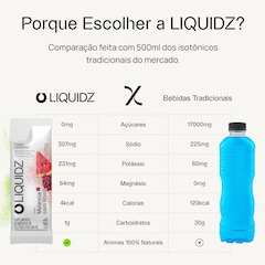 Kit 4 Caixas LIQUIDZ® - Eletrólitos Zero Açúcares - Morango | Melancia - 56 sachês - Foto 4