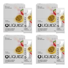 Kit 4 Caixas LIQUIDZ® - Eletrólitos Zero Açúcares - Maracujá - 56 sachês - Foto 1