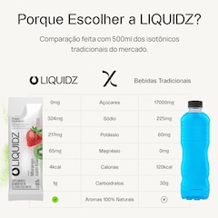 Kit 4 Caixas LIQUIDZ® - Eletrólitos Zero Açúcares - 3 Sabores - 56 sachês - Foto 4
