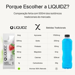 Kit 3 Caixas LIQUIDZ® Eletrólitos Zero Açúcar 3 Sabores 42 Sachês - Foto 4