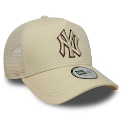 Boné Aba Curva New Era 9FORTY E-Frame Trucker New York Yankees Unissex - Foto 3