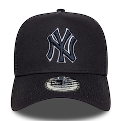 Boné Aba Curva New Era 9FORTY E-Frame Trucker New York Yankees Unissex - Foto 2