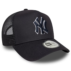 Boné Aba Curva New Era 9FORTY E-Frame Trucker New York Yankees Unissex - Foto 3