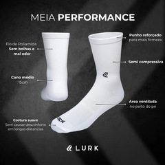 Kit 3 Meias Performance Esportiva -  Lurk - Foto 3