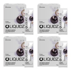 Kit 4 Caixas LIQUIDZ® Eletrólitos Zero Açúcar Jabuticaba 56 Sachês - Foto 1