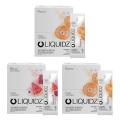 Kt 3 Caixas LIQUIDZ® Eletrólitos Zero Açúcar 2 Sabores - 42 Sachês - Foto 1